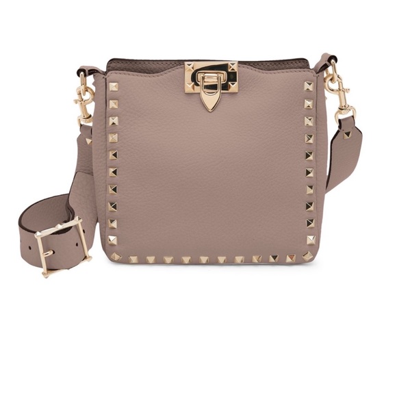 Valentino Mini Rockstud Hobo Bag